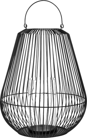 Laterne NIDEA in black präsentiert im Onlineshop von KAQTU Design AG. Laterne ist von e + h Services AG