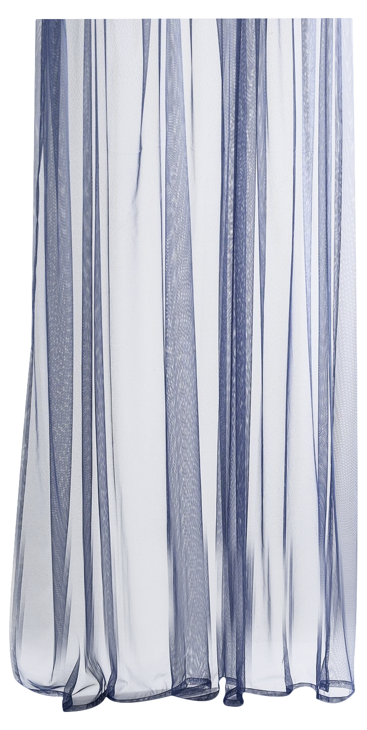 Vorhang Tüll in Blau präsentiert im Onlineshop von KAQTU Design AG. Vorhang ist von ZigZagZurich