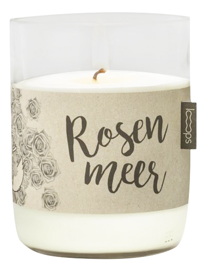 Looops Natürliche Duftkerzen - See of Roses in Weiss präsentiert im Onlineshop von KAQTU Design AG. Kerzen ist von ZigZagZurich