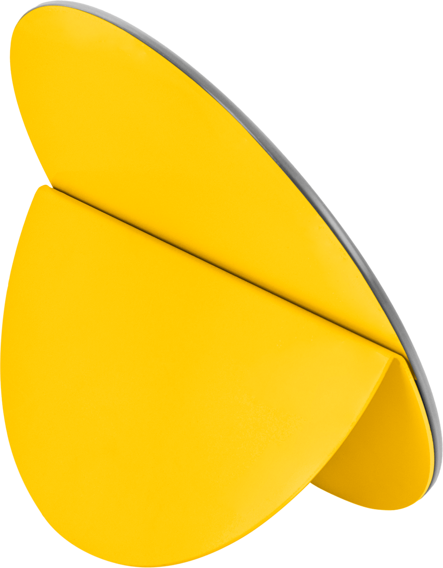 Tako Tischspiegel in Mellow Yellow präsentiert im Onlineshop von KAQTU Design AG. Tischspiegel ist von Noo.ma