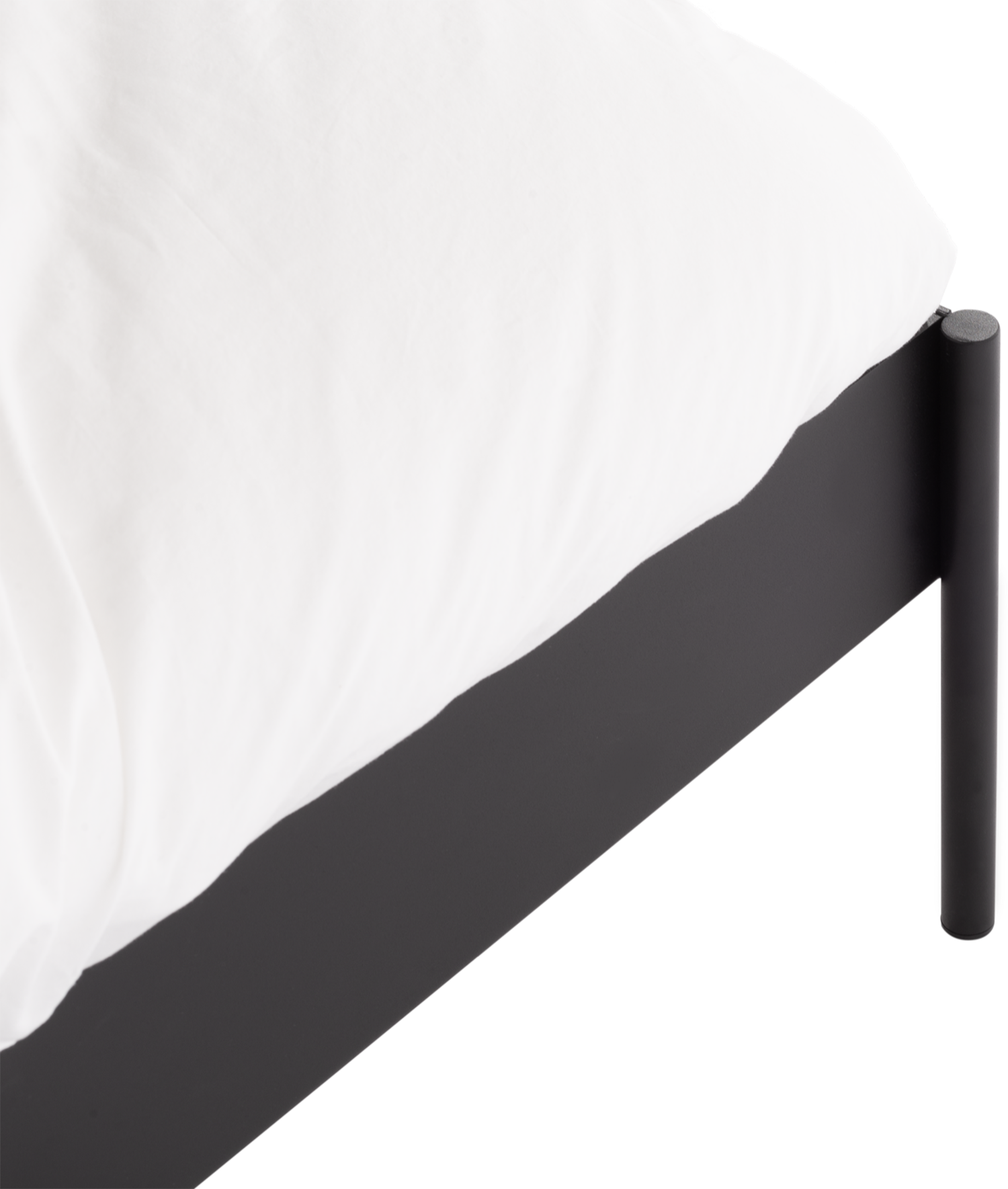 Eton Bett Basic in Schwarz präsentiert im Onlineshop von KAQTU Design AG. Bett ist von Noo.ma