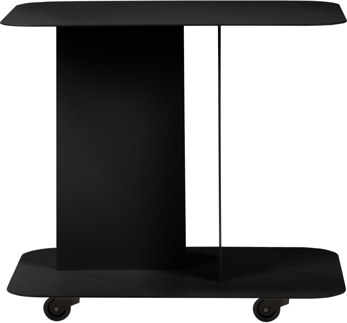 HO Trolley in Vulcano Black präsentiert im Onlineshop von KAQTU Design AG. Servierwagen ist von Noo.ma