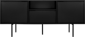 Bau Sideboard in Vulcano Black präsentiert im Onlineshop von KAQTU Design AG. Sideboard ist von Noo.ma