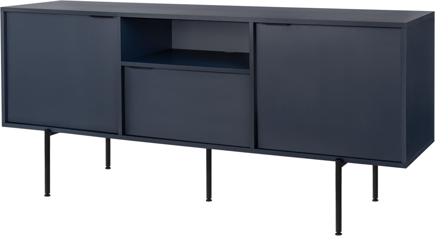 Bau Sideboard in Evening Blue präsentiert im Onlineshop von KAQTU Design AG. Sideboard ist von Noo.ma