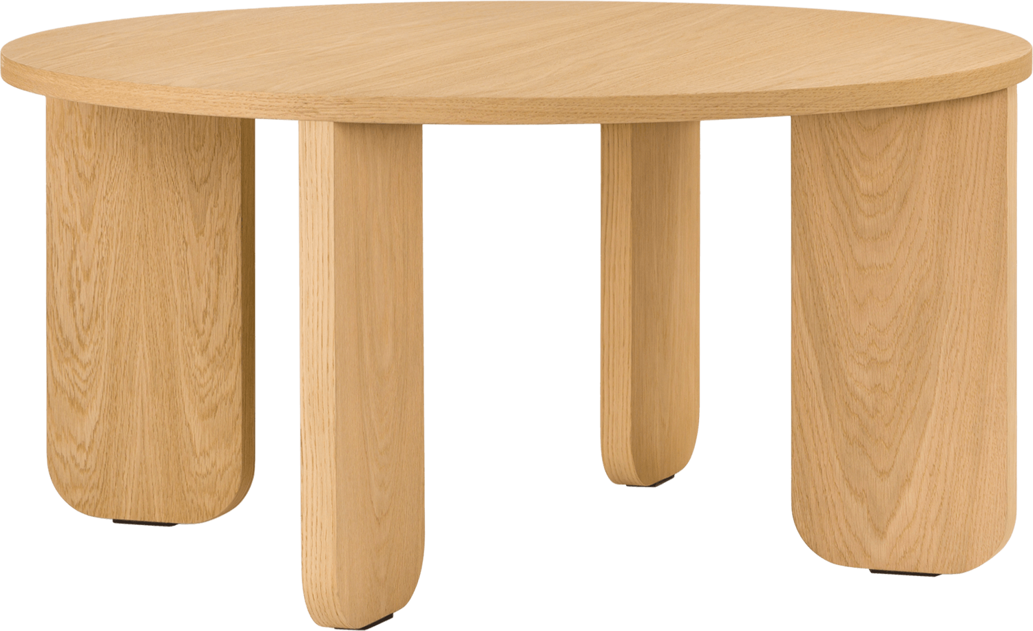 Kuvu Coffee Table in Natur präsentiert im Onlineshop von KAQTU Design AG. Beistelltisch ist von Noo.ma