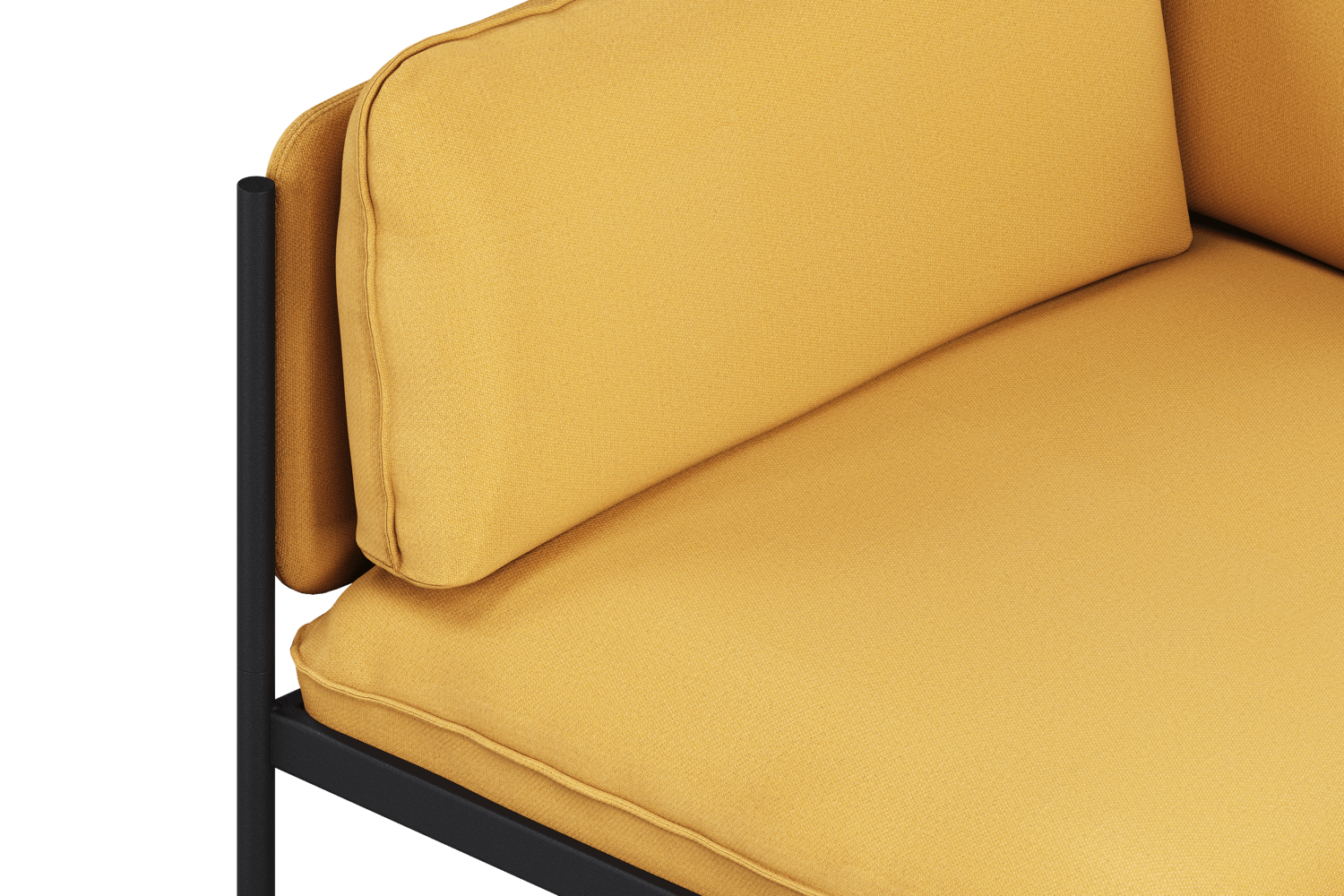 Toom Modular Sofa 4-Sitzer Konfiguration 2a in Yellow Ochre präsentiert im Onlineshop von KAQTU Design AG. 4er Sofa ist von Noo.ma