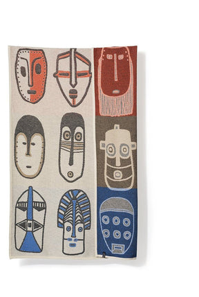 Baumwolldecke Massai Designer  in Multicolor präsentiert im Onlineshop von KAQTU Design AG. Wolldecke ist von ZigZagZurich