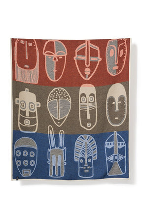Baumwolldecke Massai Designer  in Multicolor präsentiert im Onlineshop von KAQTU Design AG. Wolldecke ist von ZigZagZurich