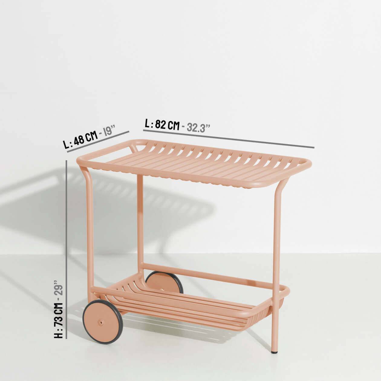 Week-End Trolley in Blush präsentiert im Onlineshop von KAQTU Design AG. Beistelltisch Outdoor ist von Petite Friture