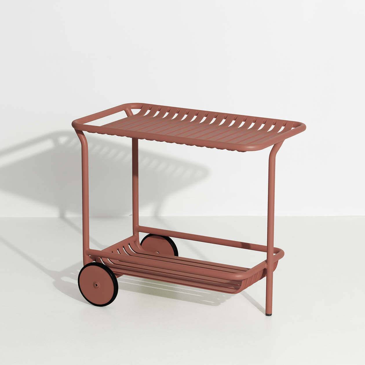 Week-End Trolley in Terracotta präsentiert im Onlineshop von KAQTU Design AG. Beistelltisch Outdoor ist von Petite Friture