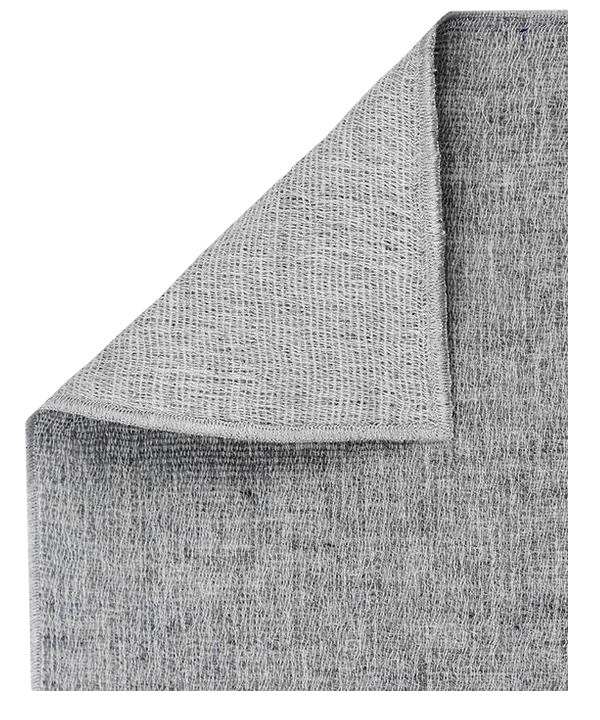 Mona Baumwollvorhang in Grau / Dunkelgrau präsentiert im Onlineshop von KAQTU Design AG. Vorhang ist von ZigZagZurich
